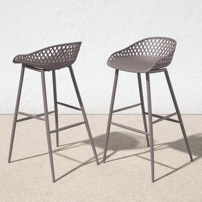 AllModern Newark Patio Bar Stool & Reviews Wayfair